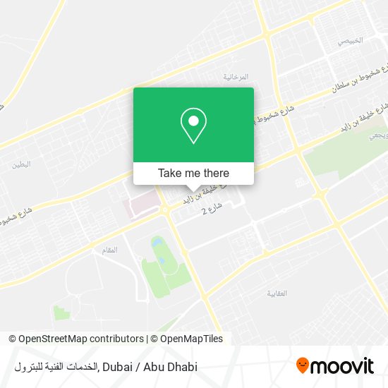 الخدمات الفنية للبترول map
