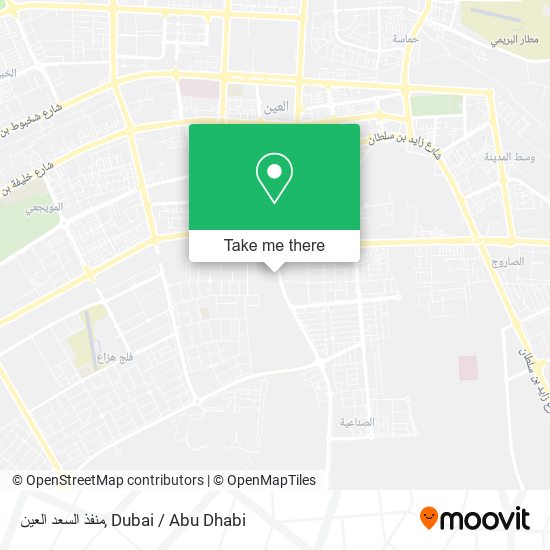 منفذ السعد العين map