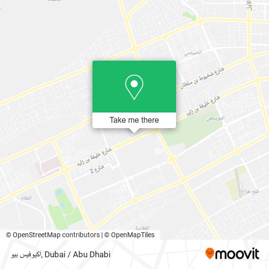 اكيوفيس بيو map