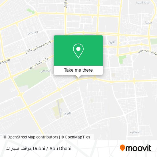 مواقف السيارات map