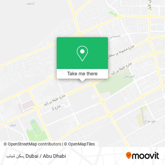 سكن شباب map