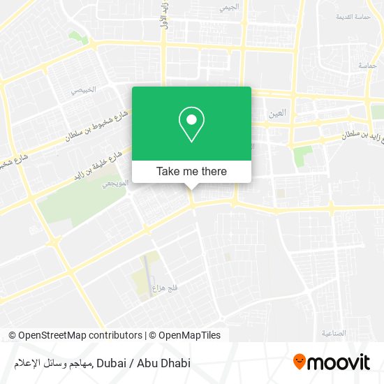 مهاجم وسائل الإعلام map