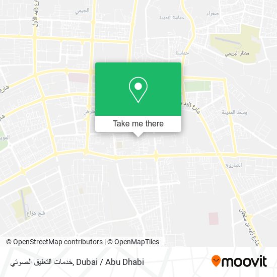 خدمات التعليق الصوتي map