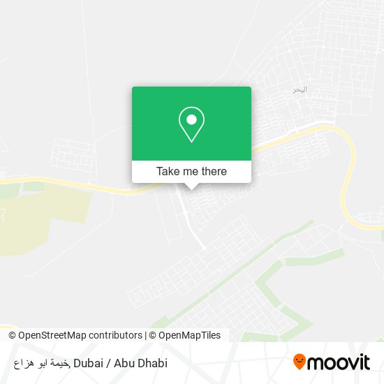 خيمة ابو هزاع map