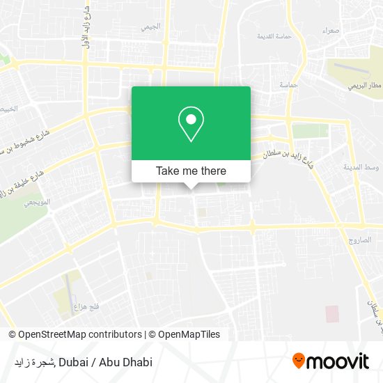 شجرة زايد map