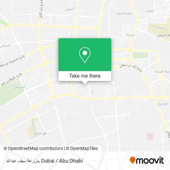مزرعة سيف عبدالله map