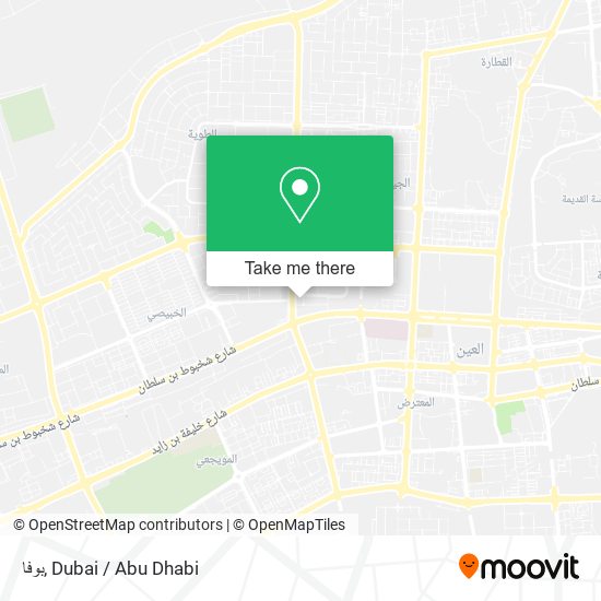 بوفا map