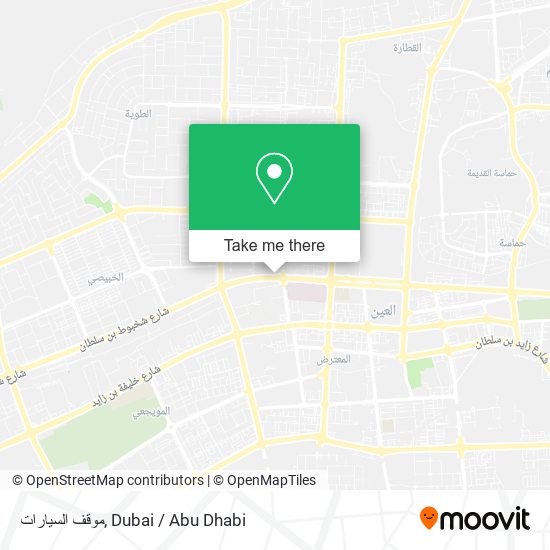 موقف السيارات map
