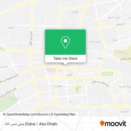 مبنى دمس أدك map