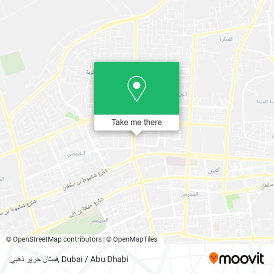 فستان حرير ذهبي map