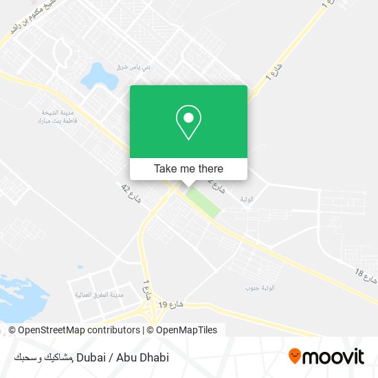مشاكيك وسحبك map