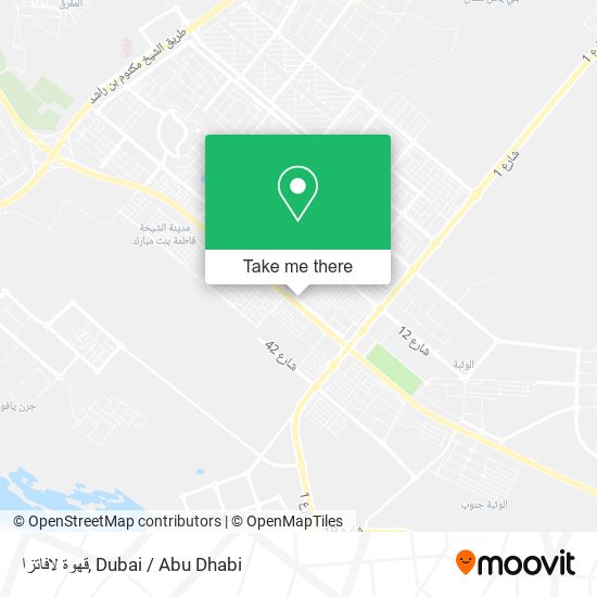 قهوة لافاتزا map