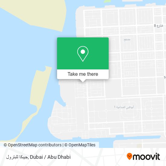 جيبكا للبترول map