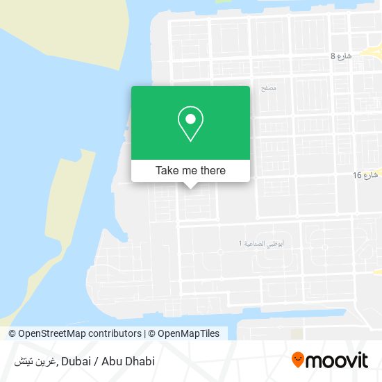 غرين تيتش map