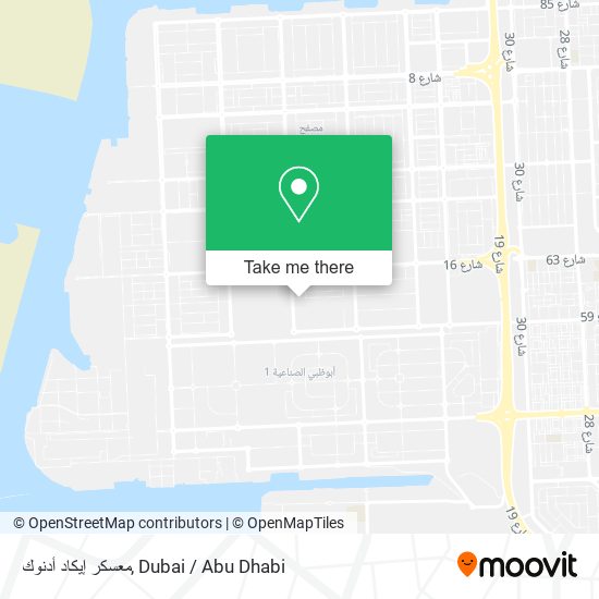 معسكر إيكاد أدنوك map