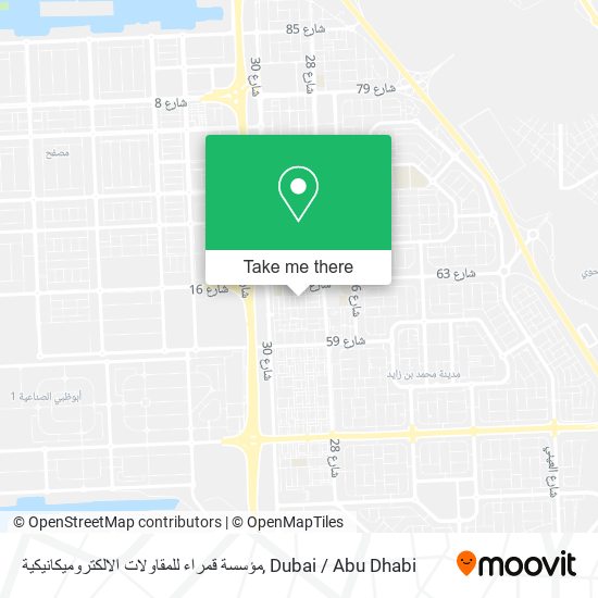 مؤسسة قمراء للمقاولات الالكتروميكانيكية map