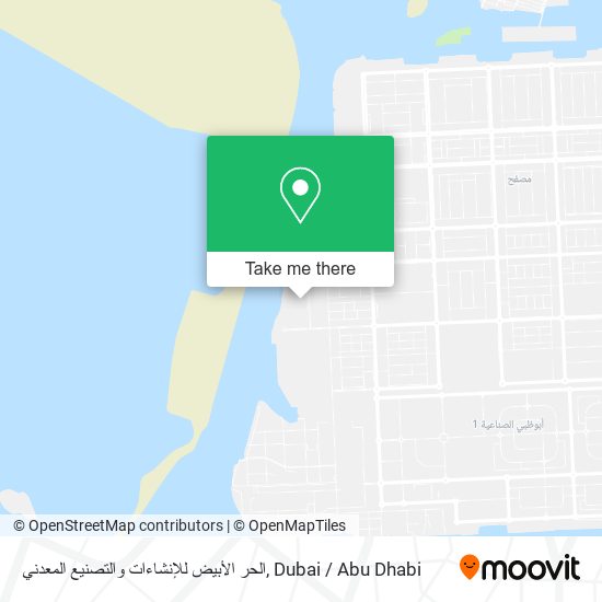 الحر الأبيض للإنشاءات والتصنيع المعدني map
