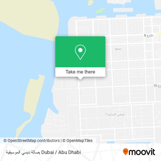 صالة ديسي الموسيقية map