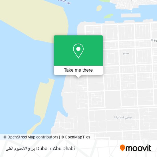 برج الالمنيوم الفني map