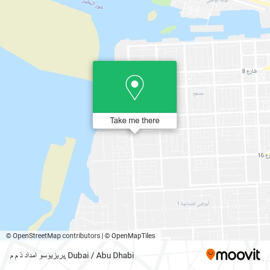 بريزيوسو امداد ذ م م map