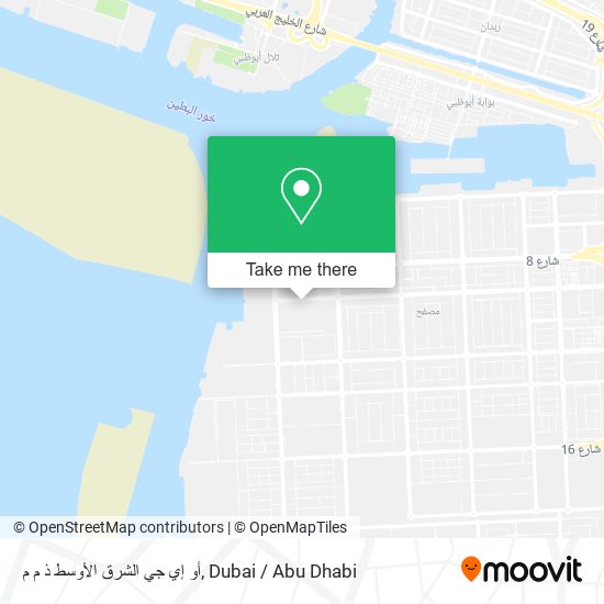 أو إي جي الشرق الأوسط ذ م م map