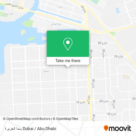 سما الجزيرة map
