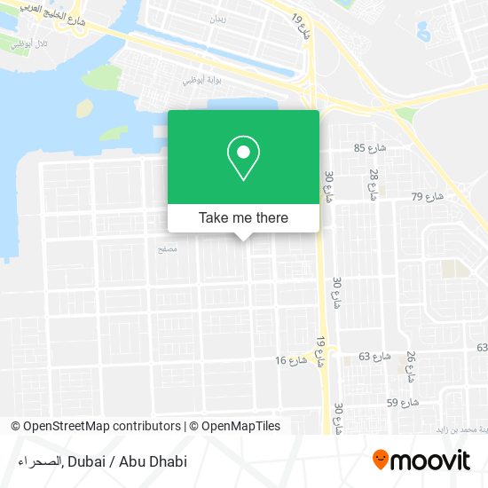 الصحراء map
