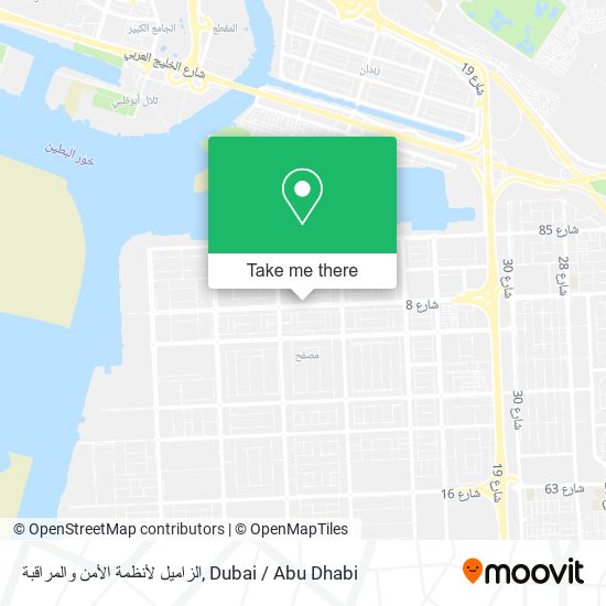 الزاميل لأنظمة الأمن والمراقبة map