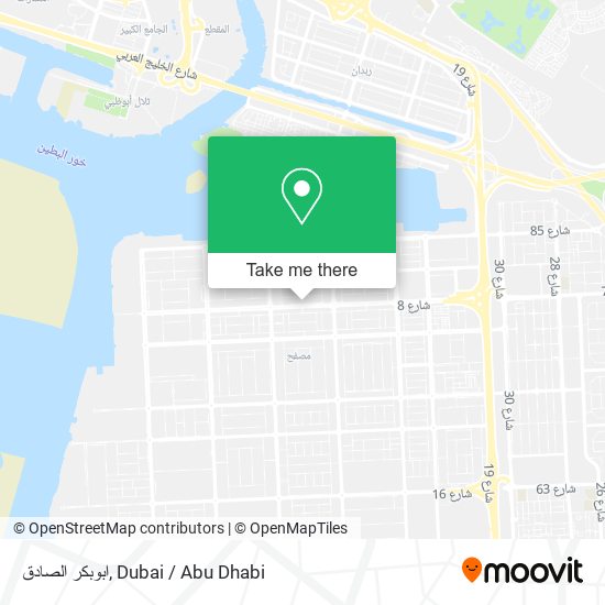ابوبكر الصادق map