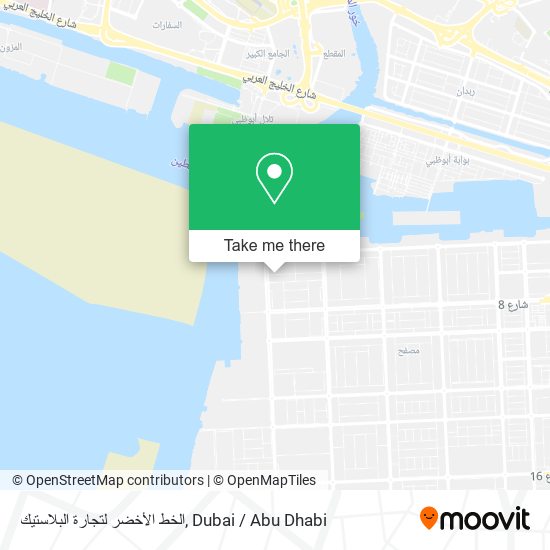 الخط الأخضر لتجارة البلاستيك map