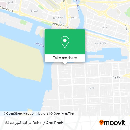 مواقف السيارات شاد map