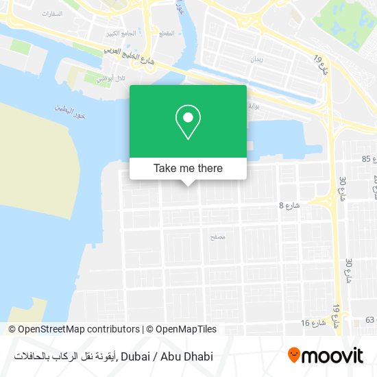 أيقونة نقل الركاب بالحافلات map