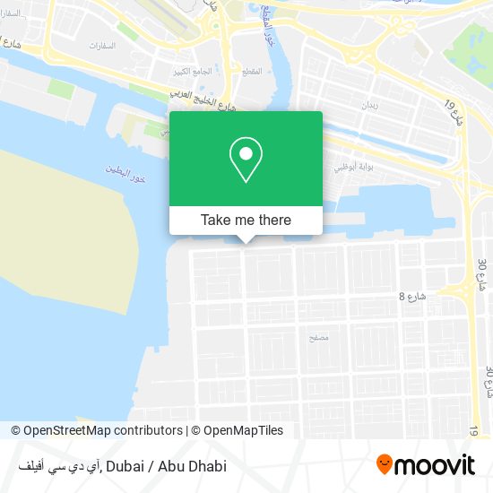 آي دي سي أفيلف map