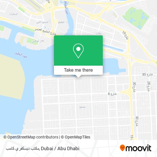 مكتب ديسكفري كامب map