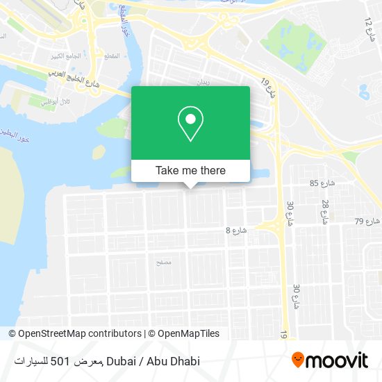 معرض 501 للسيارات map