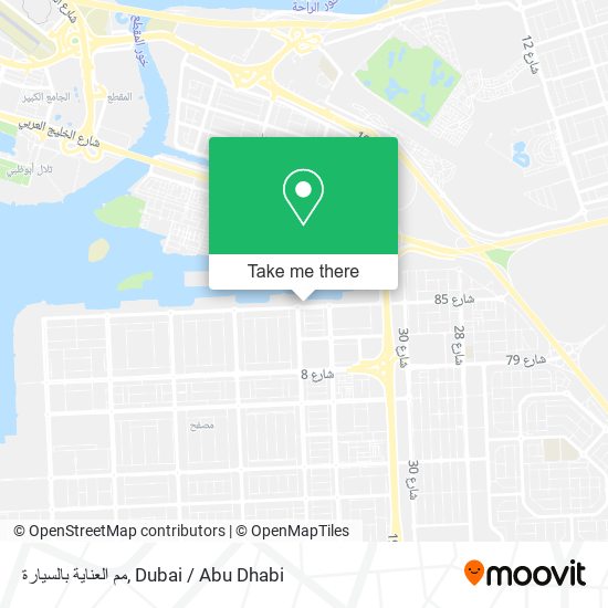 مم العناية بالسيارة map