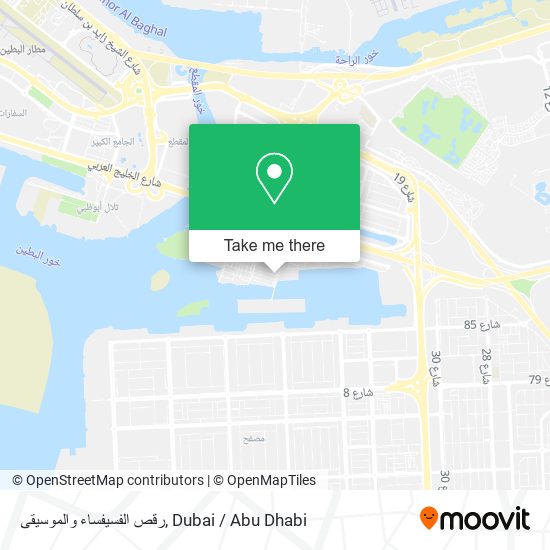 رقص الفسيفساء والموسيقى map
