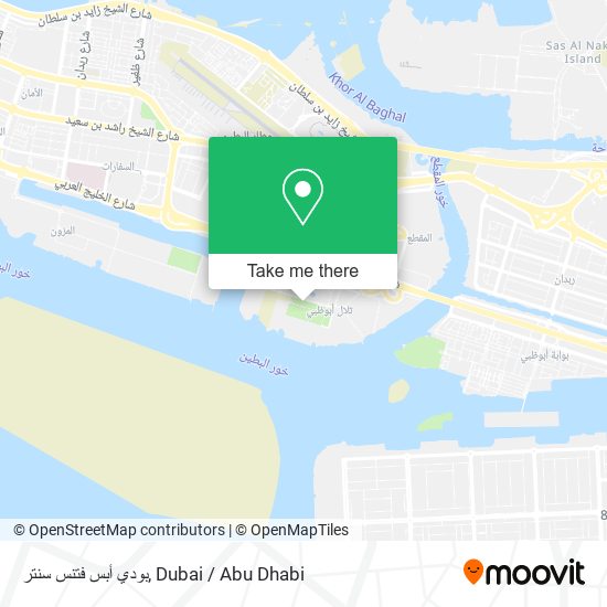 بودي أبس فتنس سنتر map