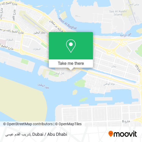 تدريب القدم عيسى map