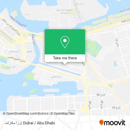 ارزا سكارلت map