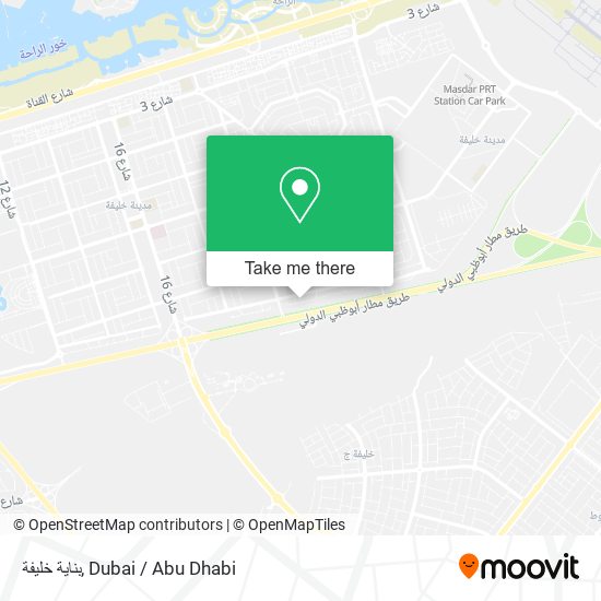 بناية خليفة map