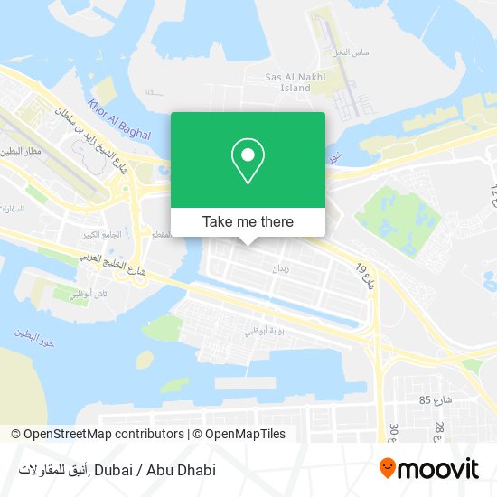 أنيق للمقاولات map