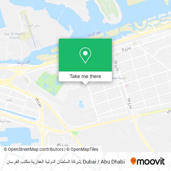 شركة السلطان الدولية العقارية مكتب الفرسان map