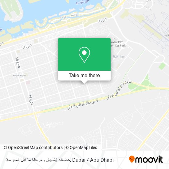 حضانة إيشيبان ومرحلة ما قبل المدرسة map