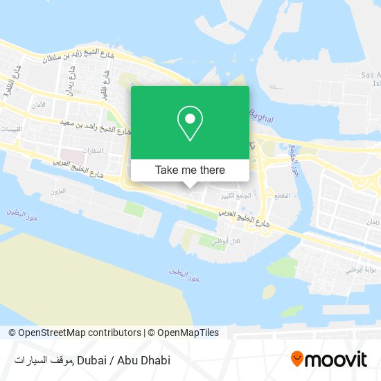 موقف السيارات map