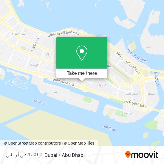 الزفاف المدني أبو ظبي map