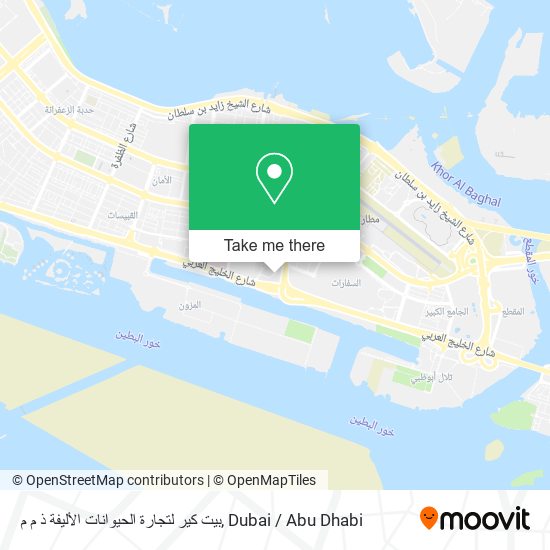 بيت كير لتجارة الحيوانات الأليفة ذ م م map