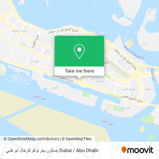 صالون بيلو لوكو للرجال أبو ظبي map