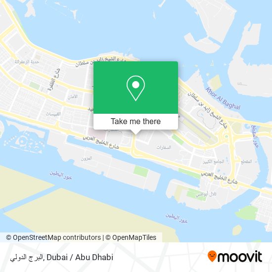 البرج الدولي map