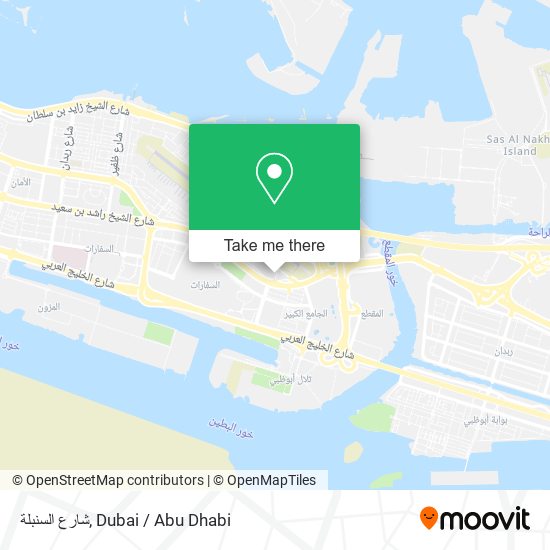 شارع السنبلة map